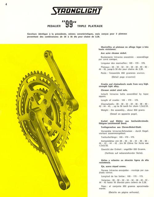 Stronglight catalog # 22 (1974)