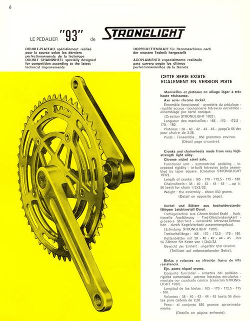 Stronglight catalog # 22 (1974)