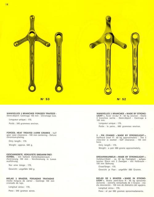 Stronglight catalog # 22 (1974)