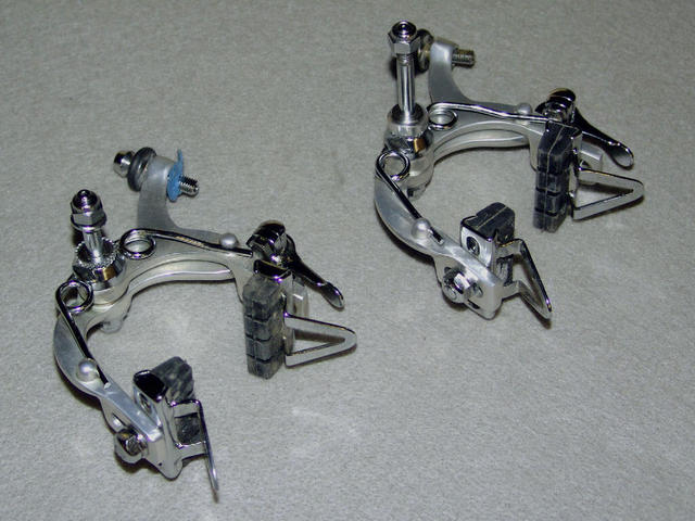 <--------- NO LONGER FOR SALE ---------> Campagnolo Record brake set - 1973 to 1977 (NOS)