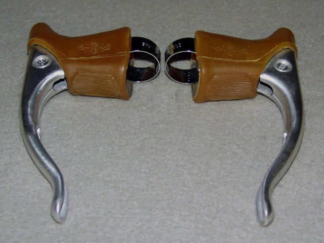 <--------- NO LONGER FOR SALE ---------> Campagnolo Record brake set - 1973 to 1977 (NOS)