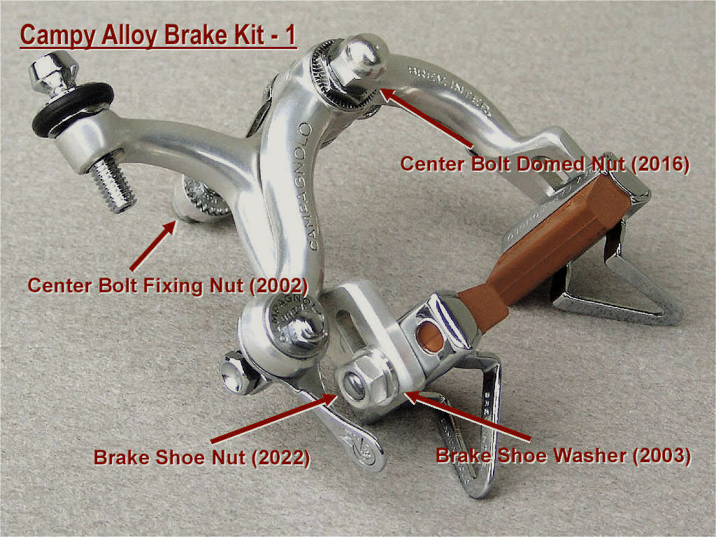 <------------------ SOLD ------------------> Campagnolo Record Alloy Brake Kit (NEW)