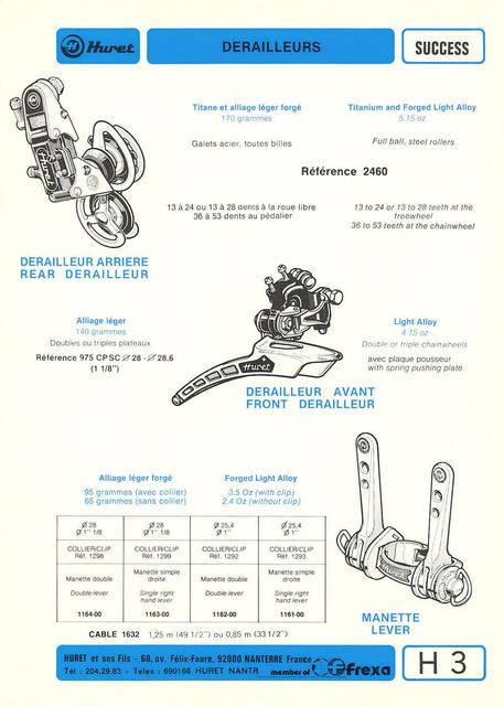 Huret catalog (1978)