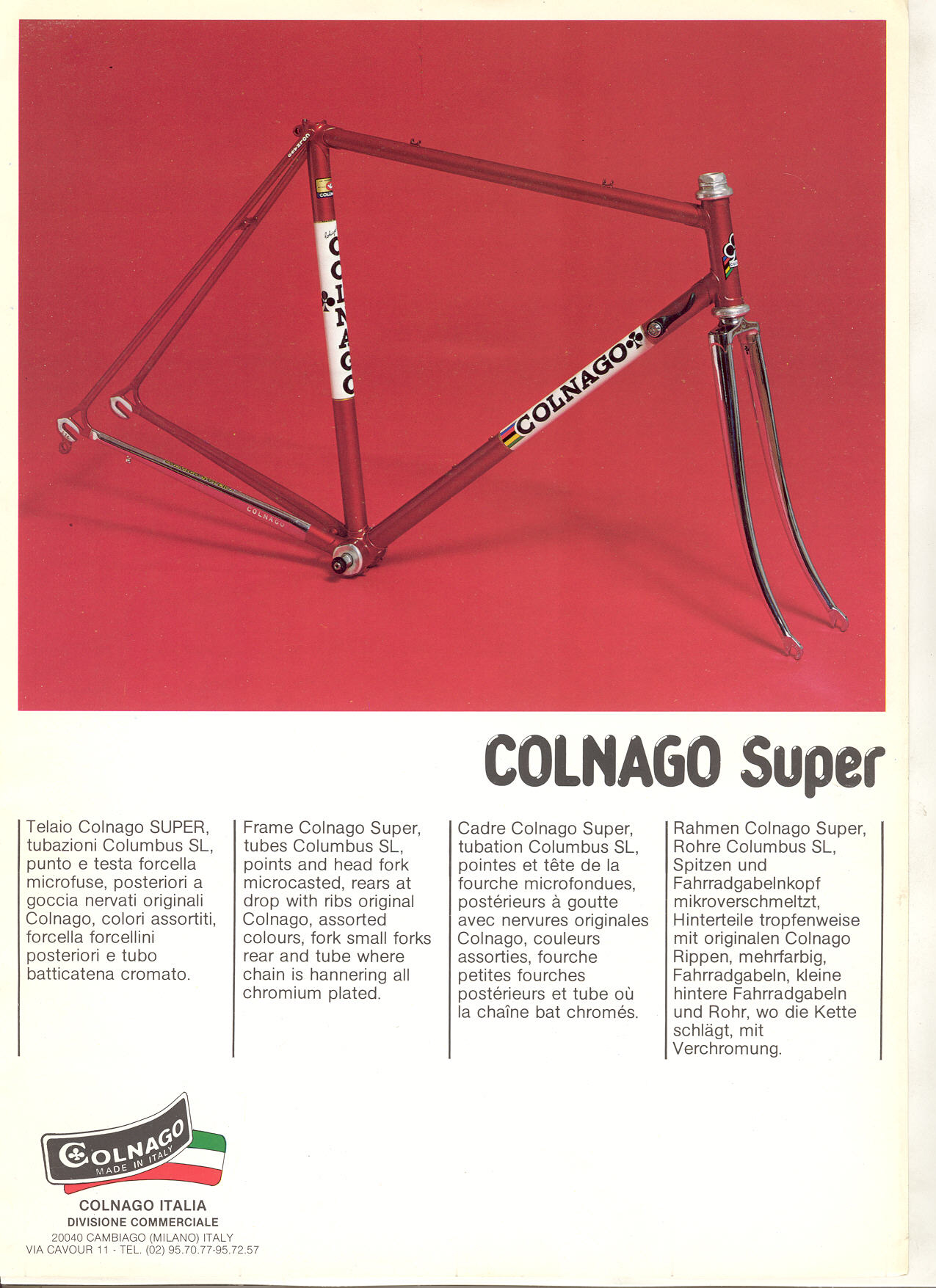 Colnago catalog (1983)