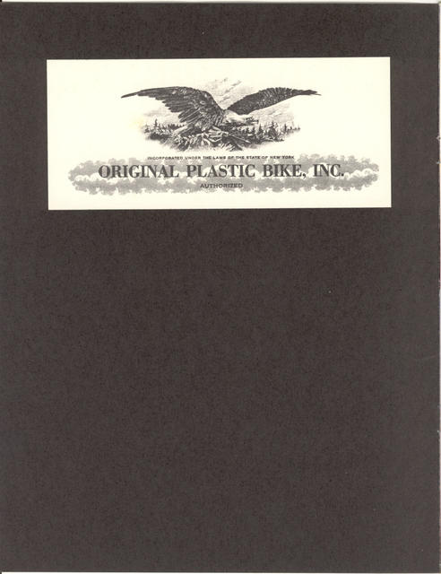 Original Plastic Bike catalog (1973)