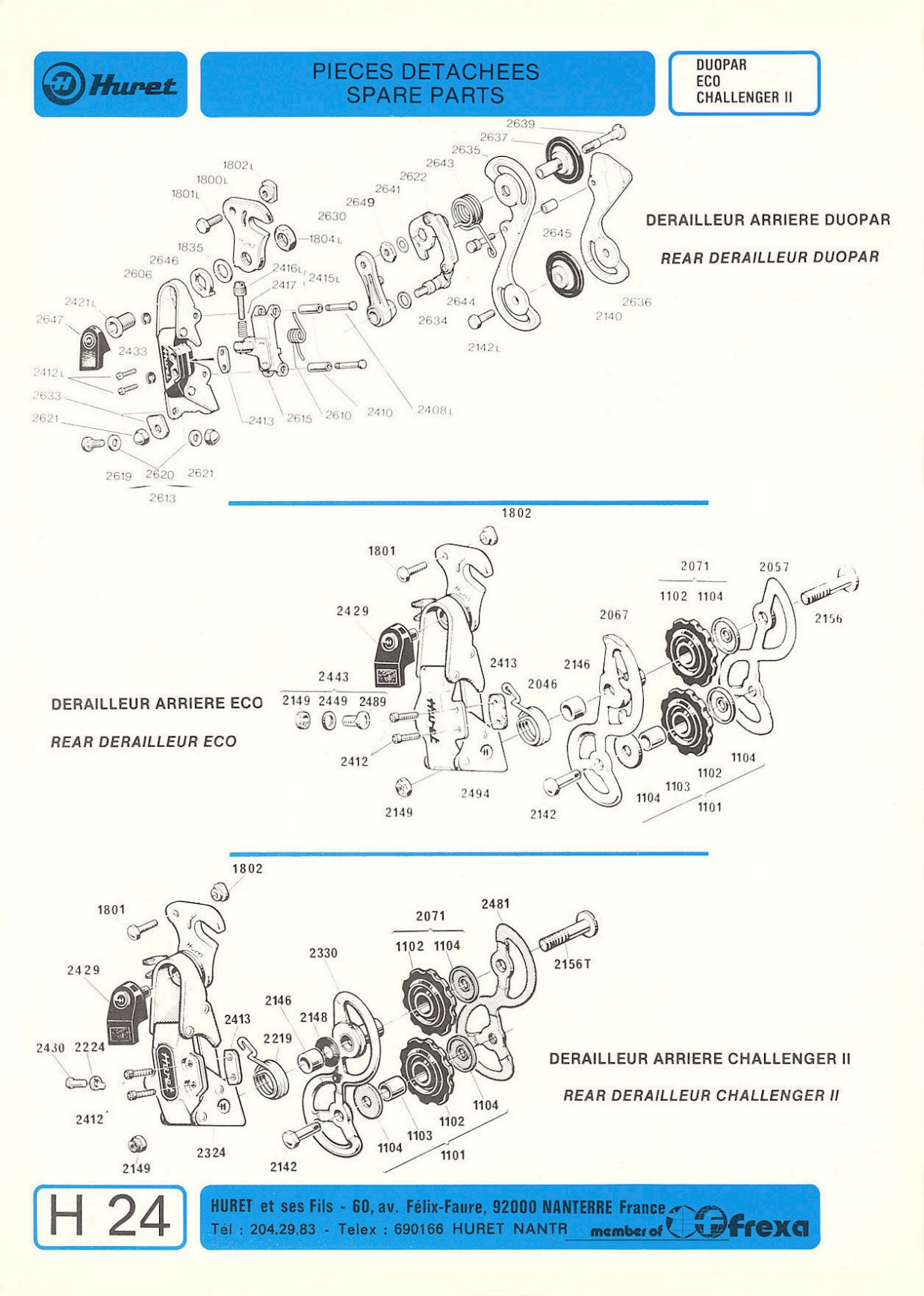 Huret catalog (1978)