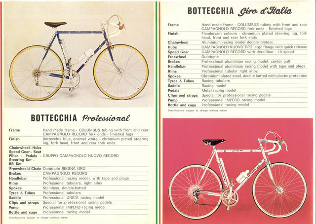 早割クーポン！ Bottecchia catalog (1973) フラワー・リース