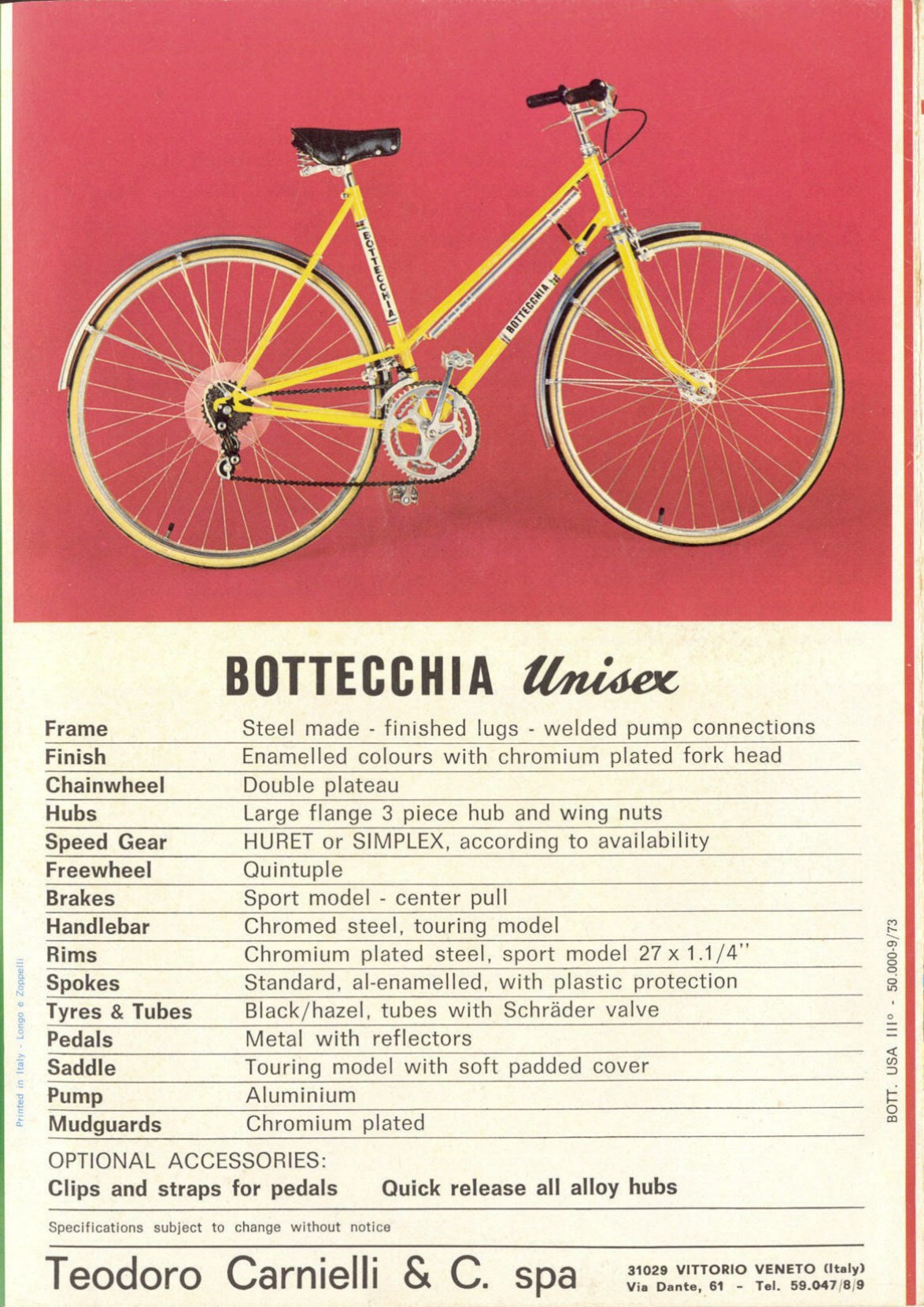 Bottecchia catalog (1973)