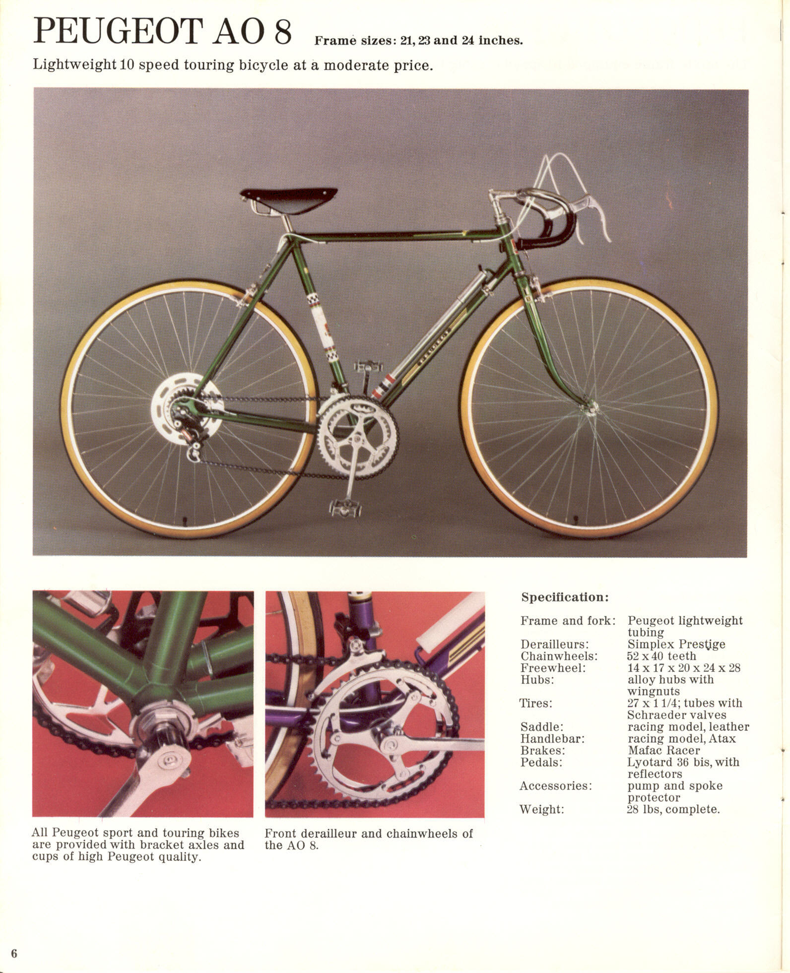 Peugeot catalog (1974)