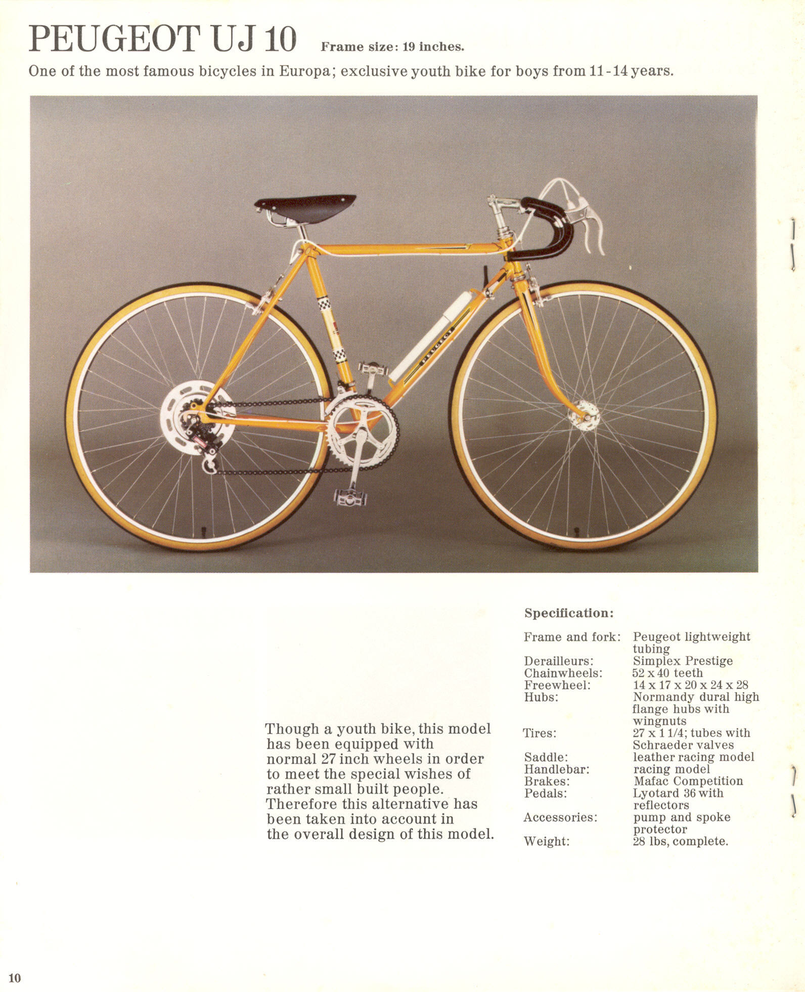 Peugeot catalog (1974)