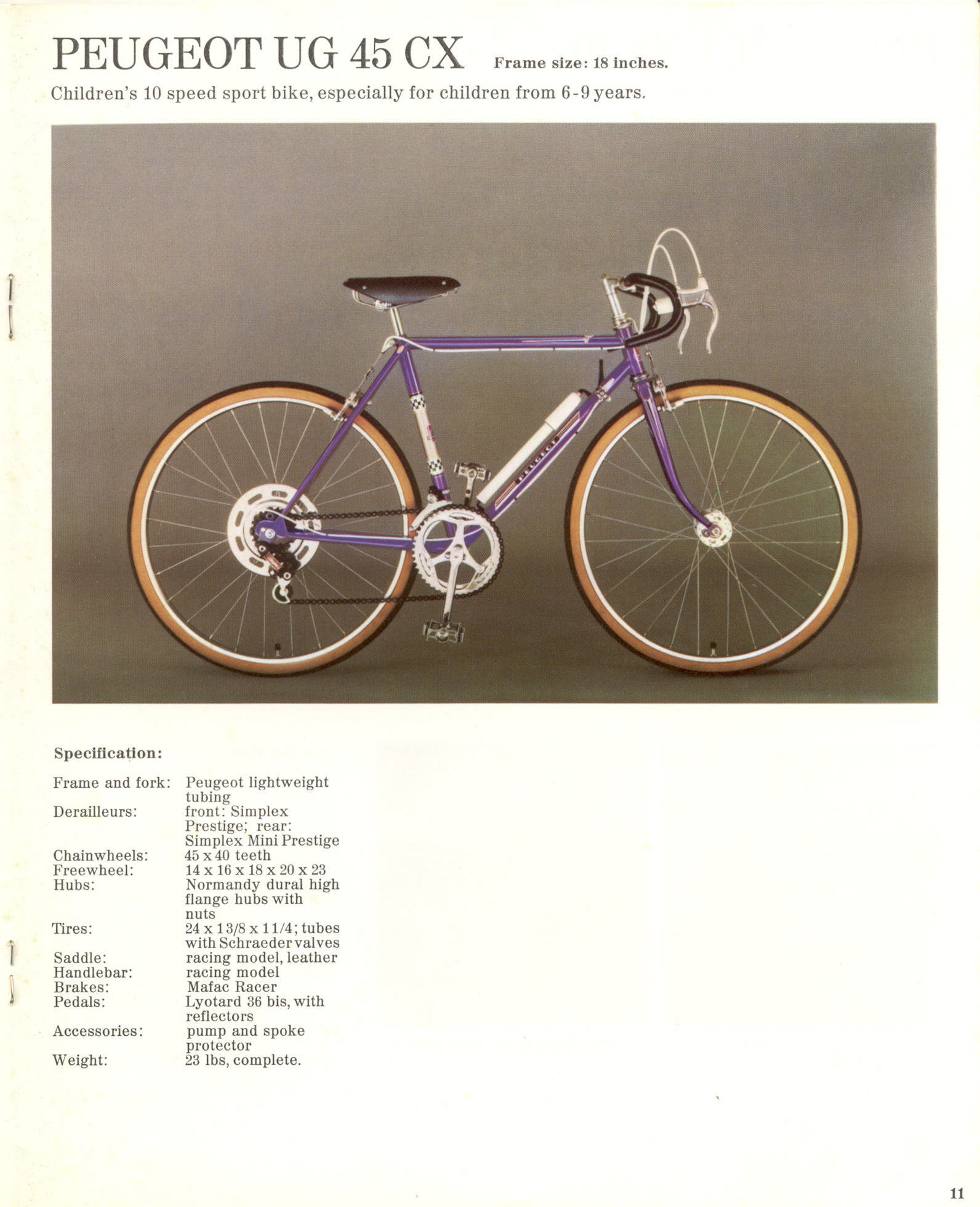 Peugeot catalog (1974)