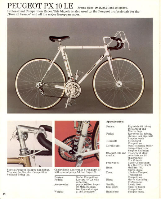 Peugeot catalog (1974)