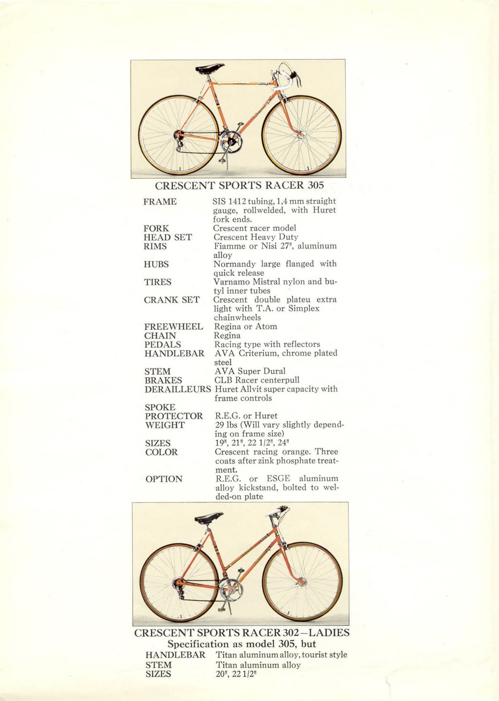 Crescent MCB catalog (1973)