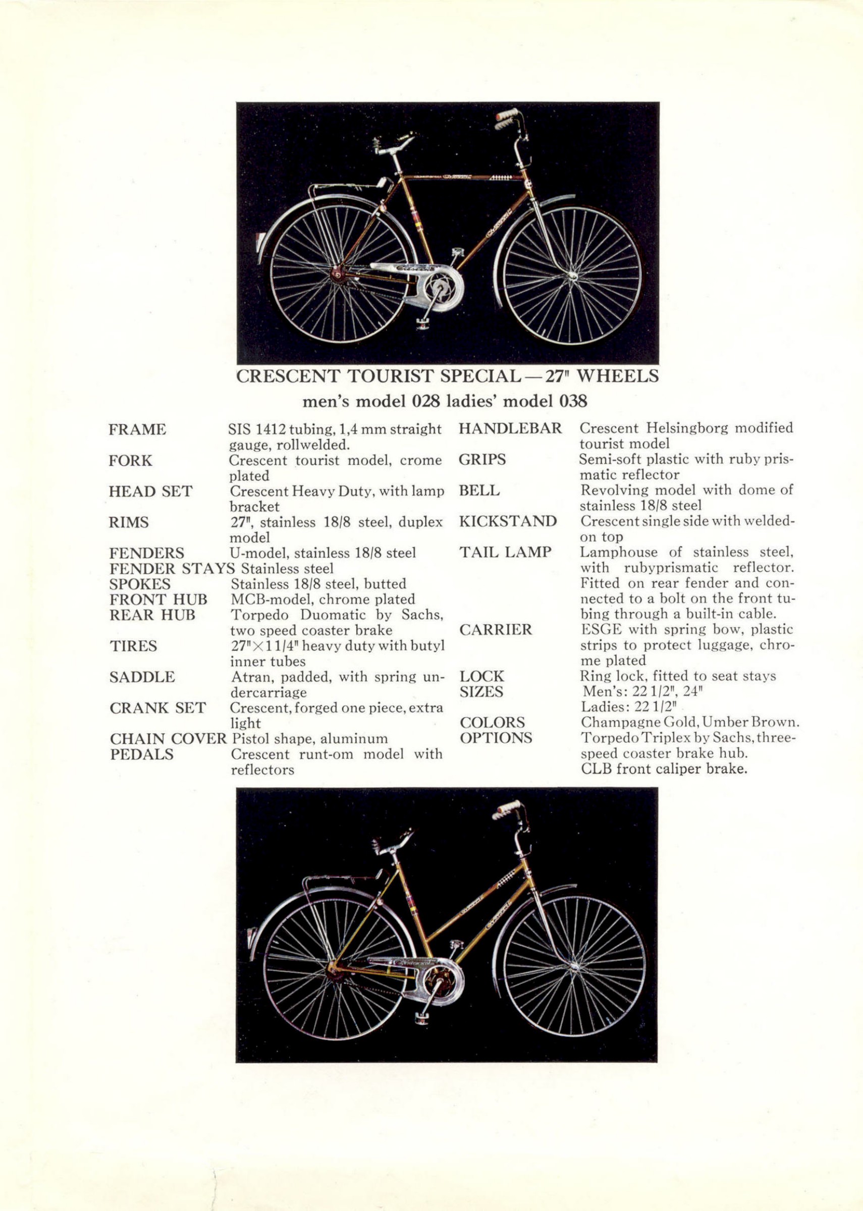 Crescent MCB catalog (1973)