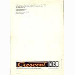 Crescent MCB catalog (1973)