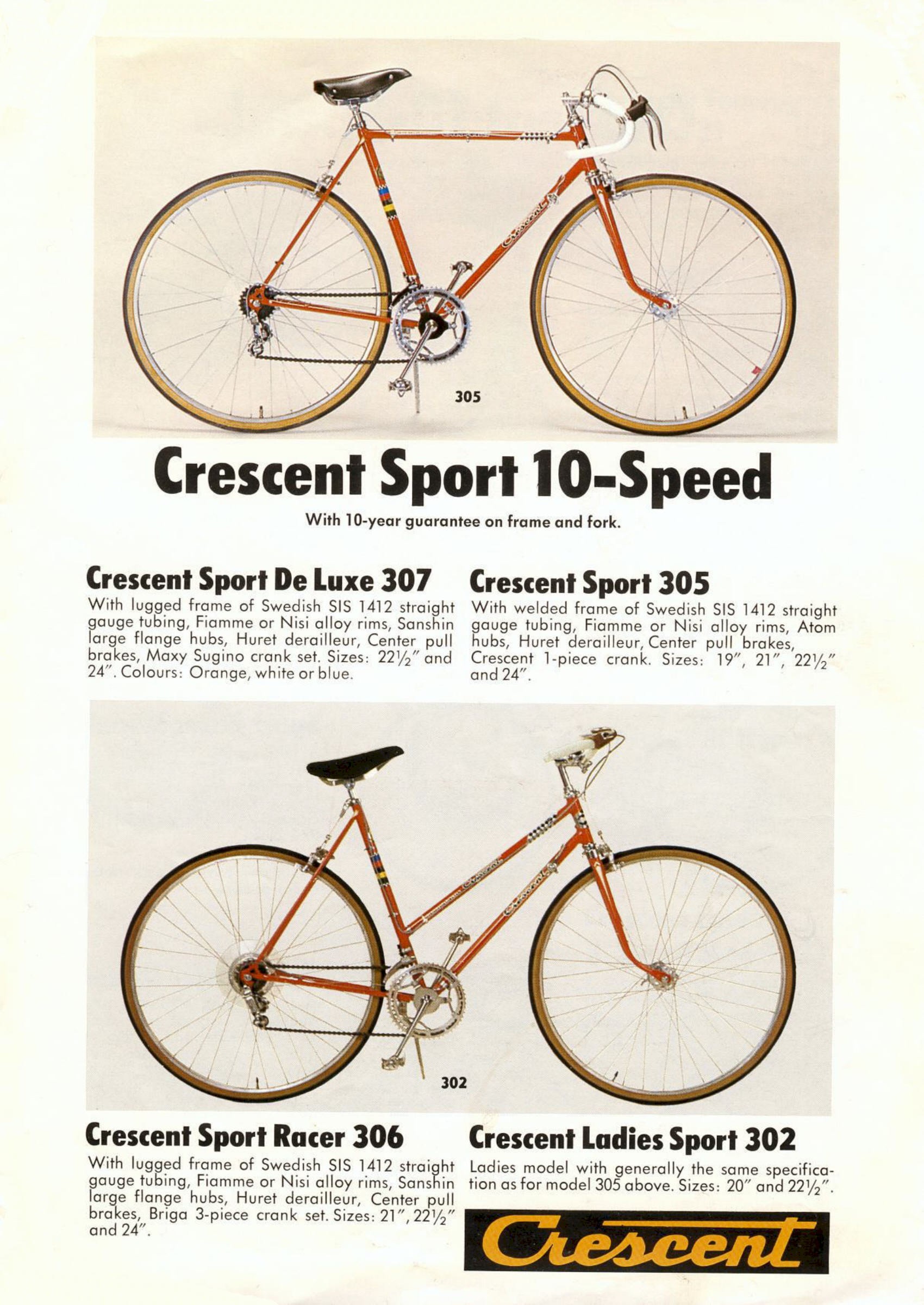 Crescent MCB catalog (1974)