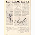 <------ Bicycling Magazine 07-1975 ------> Super Track Bikes - Fuji / Kabuki / Masi / Miyata / Panasonic / Ron Cooper