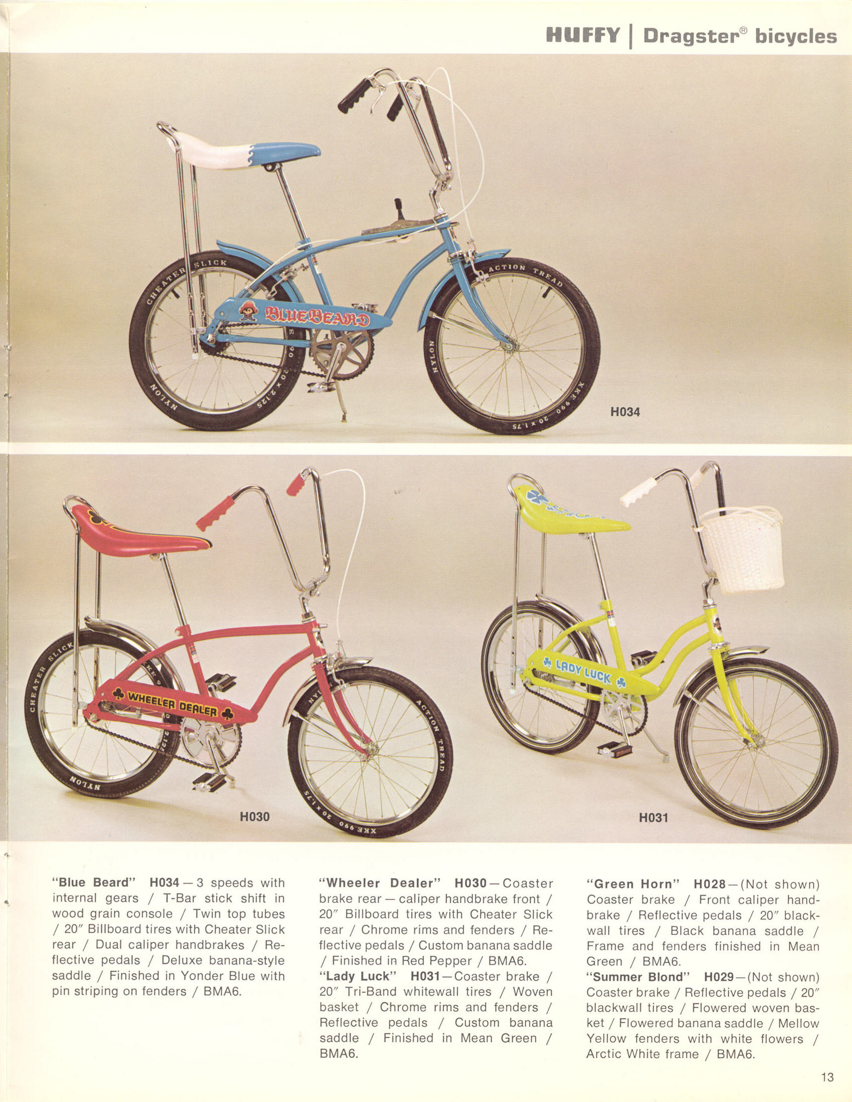 Huffy catalog (1973)