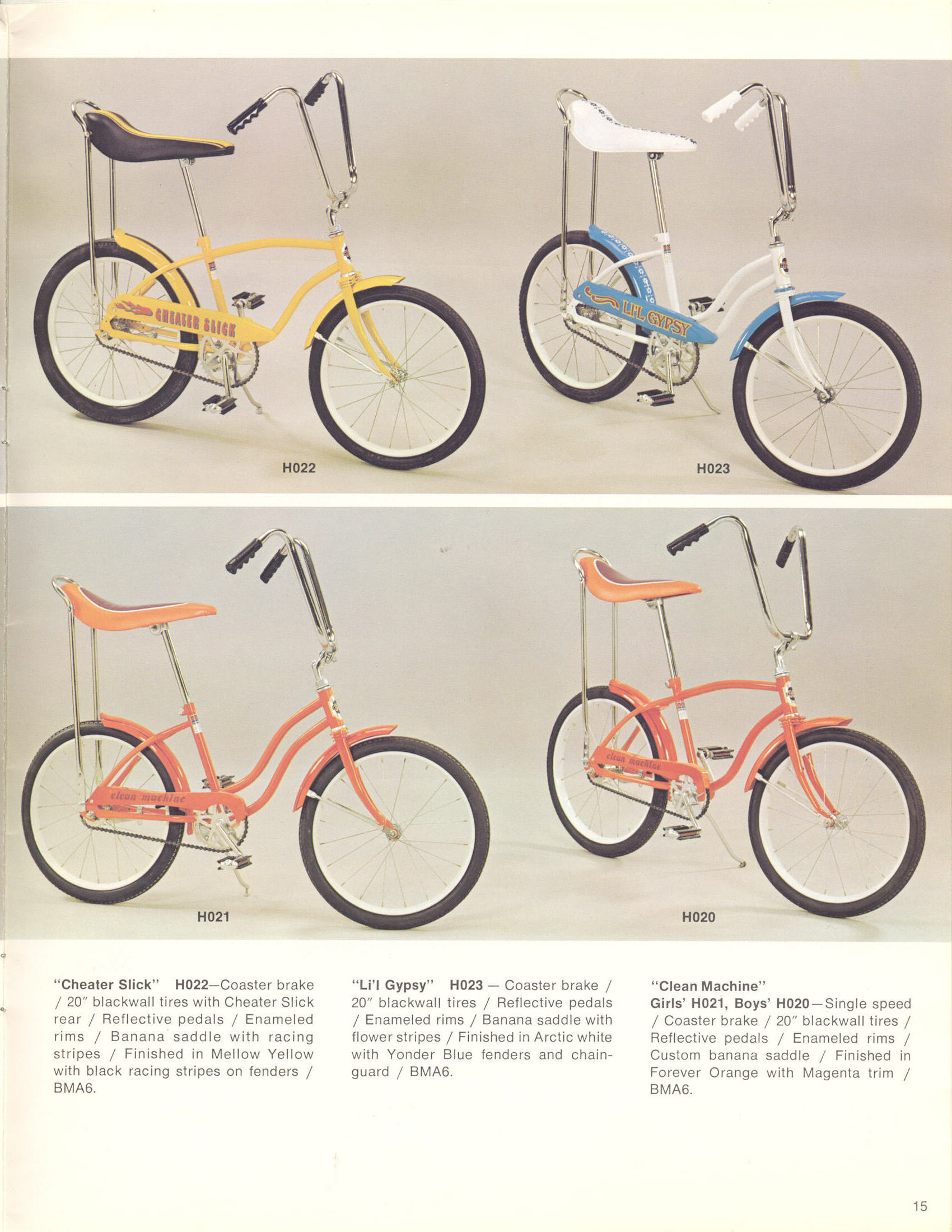 Huffy catalog (1973)