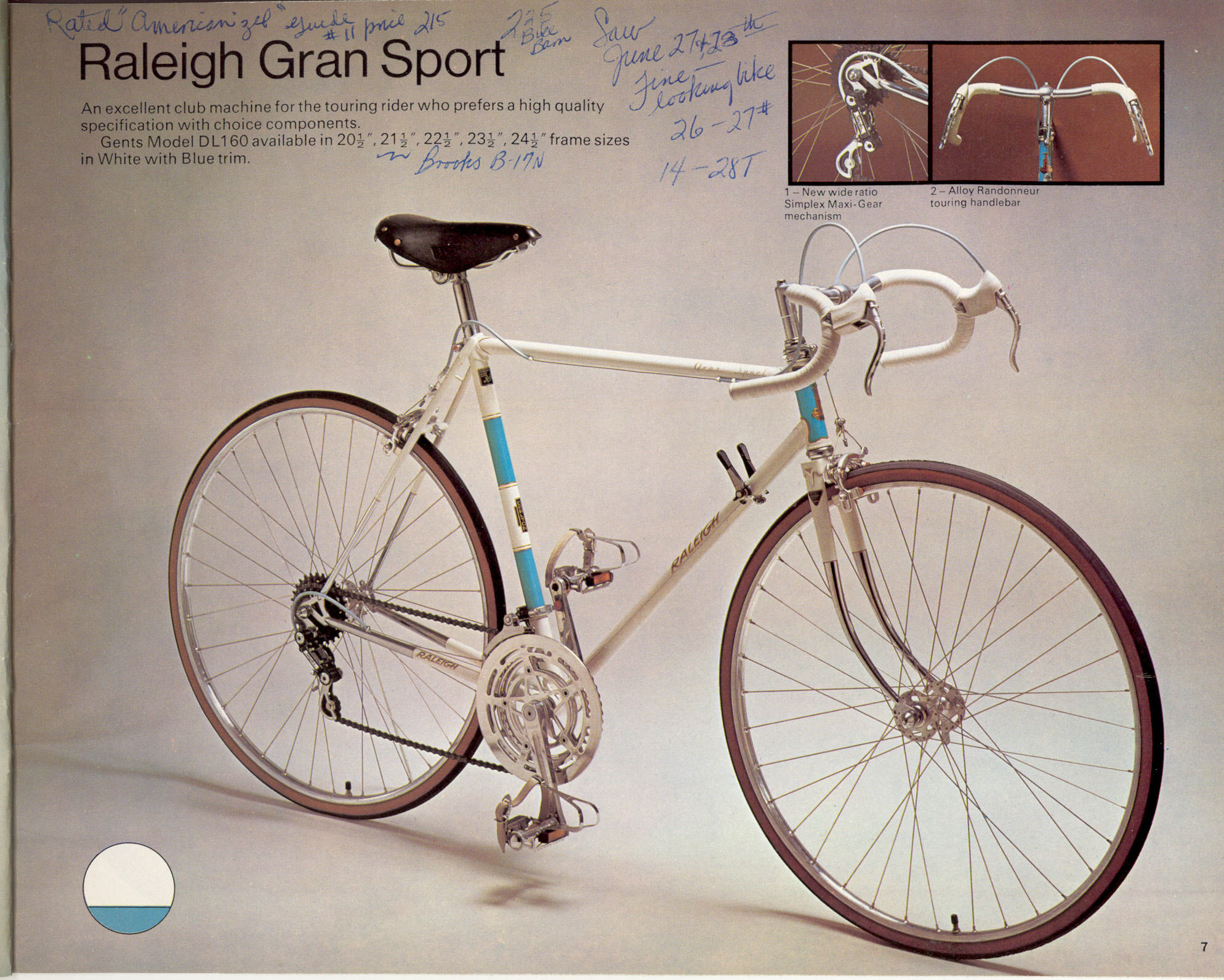 Raleigh catalog (1973)