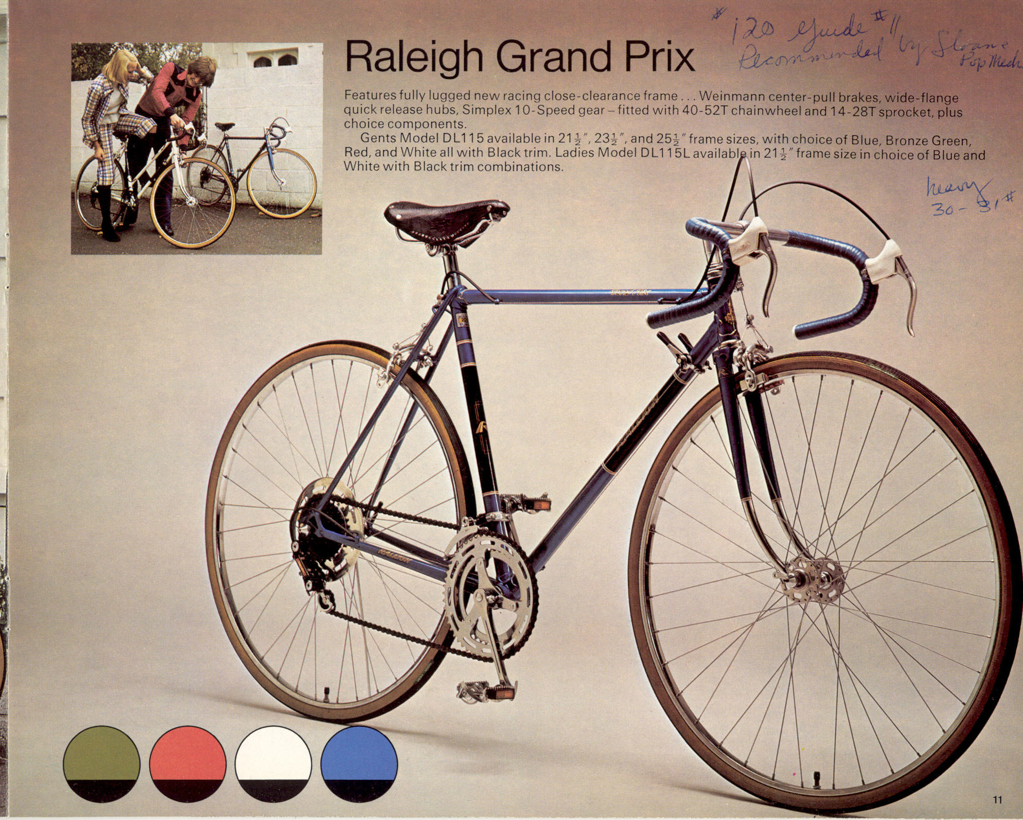 Raleigh catalog (1973)