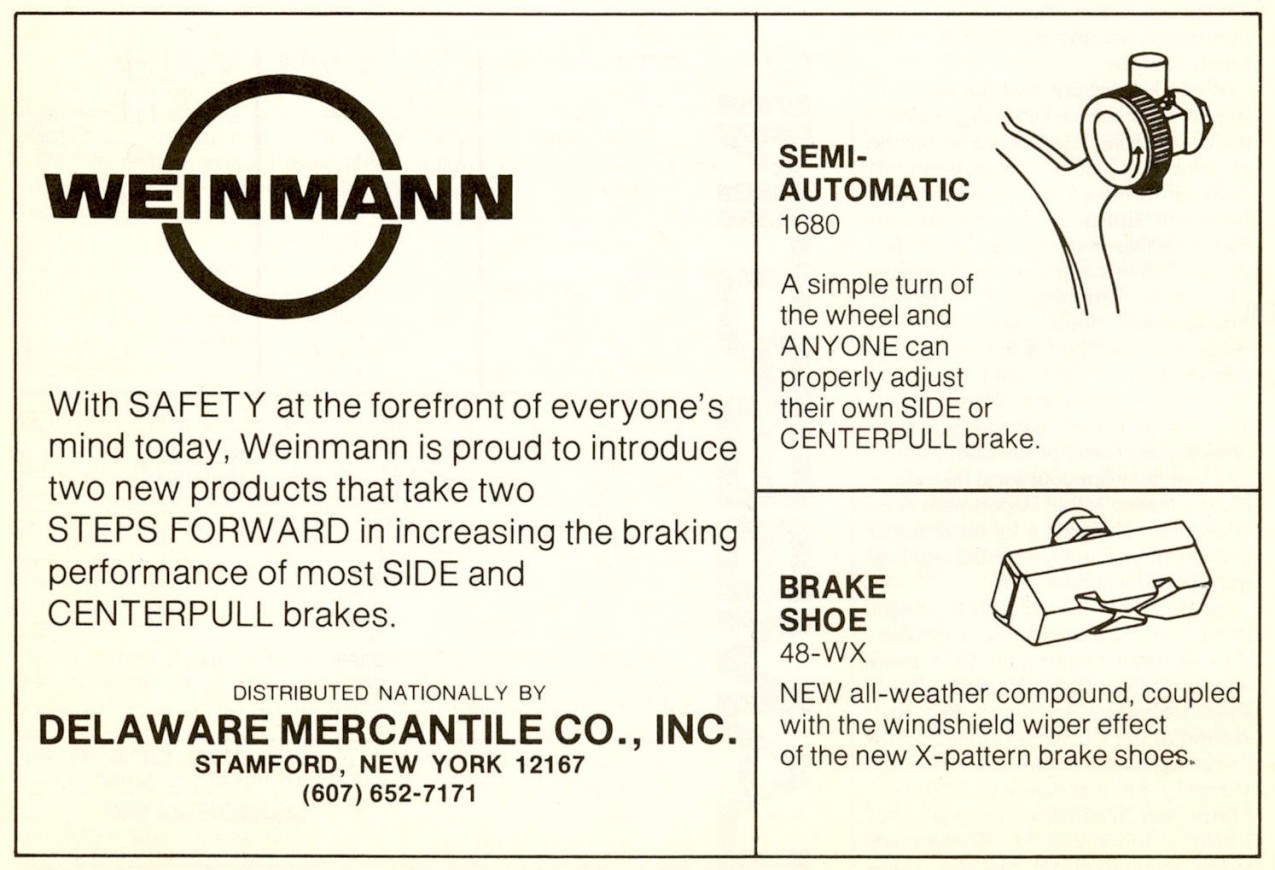 Weinmann advertisement (06-1976)