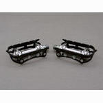 <-------------- SOLD --------------> Atom 600 N pedals - Black cages (NOS)