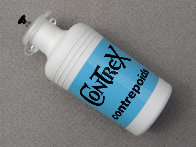 <------------------- SOLD -----------------> Contrex logo water bottle by TA Specialities - genuine TdF issue 1976-1978