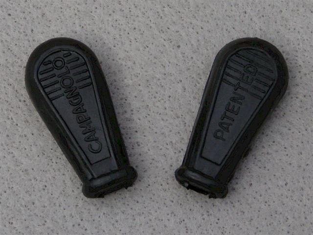 <------------------ SOLD ------------------> Campagnolo rubber lever covers - Black (NOS)