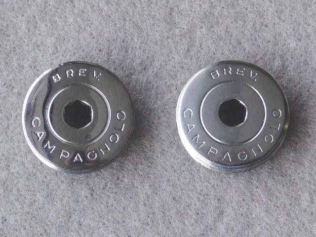 Vintage style ROSSIN crankset dust cap fits Campagnolo Shimano 