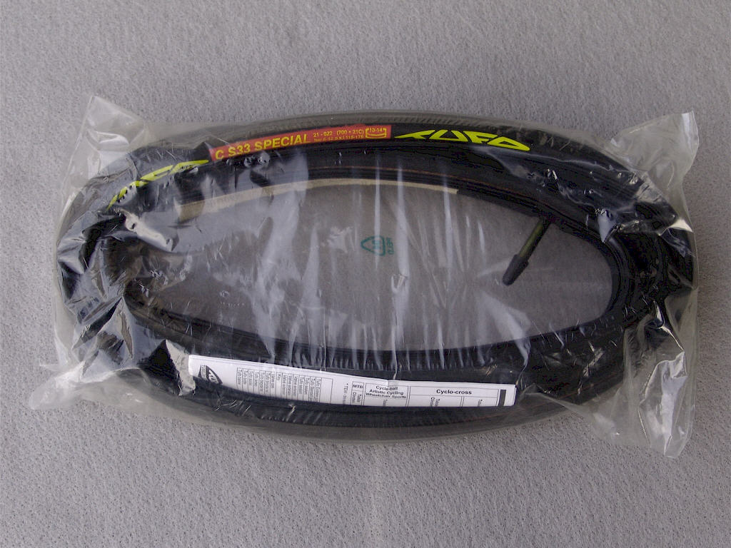 <------------------ SOLD ------------------> Tufo C S 33 Special tires - 700c x 21 mm clincher (NEW)