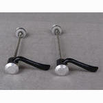 <------------------ SOLD ------------------> Pino Morroni quick release mechanisms - titanium - 1st edition (NOS)