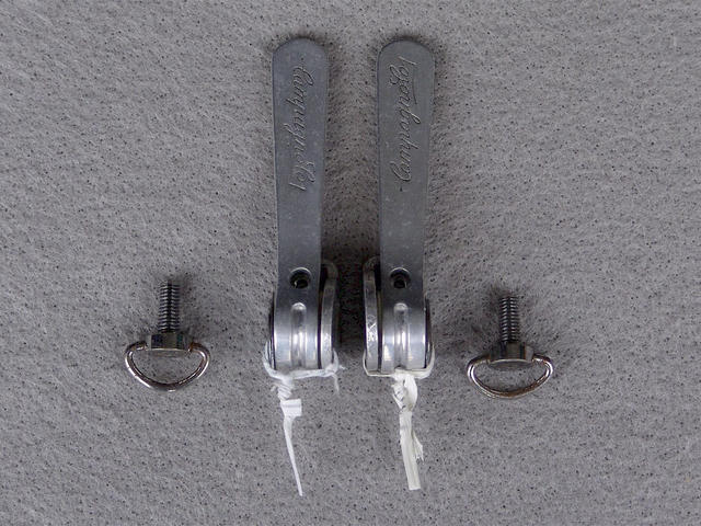<------------------ SOLD ------------------> Campagnolo Triomphe shifters - braze-on (USED)