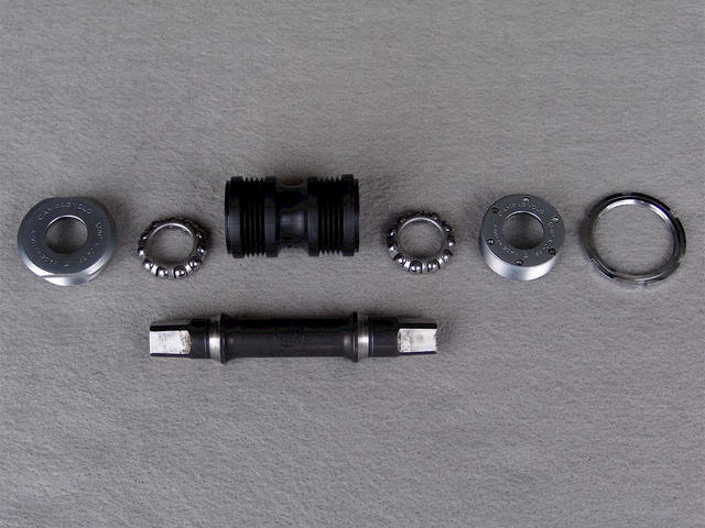 <------------------ SOLD ------------------> Campagnolo Triomphe bottom bracket - 114.5 mm - English threaded (USED)