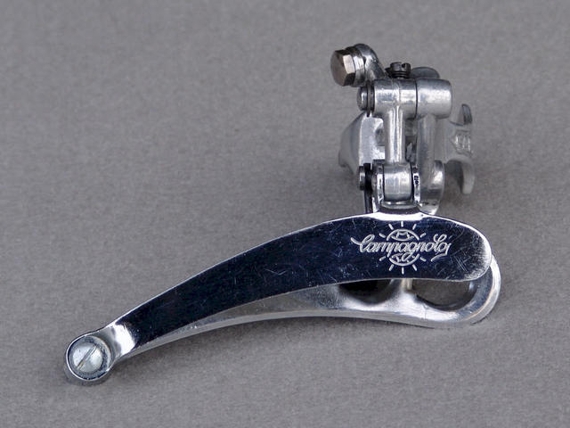<------------------ SOLD ------------------> Campagnolo Record 1052/1 front derailleur - circa 1973 to 1977 (USED)