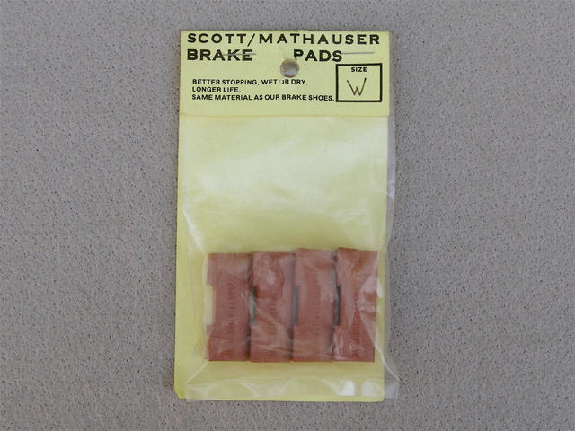 <------------------ SOLD ------------------> Scott / Mathauser pads - Weinmann / Universal / SunTour / Dia-Compe (NOS)