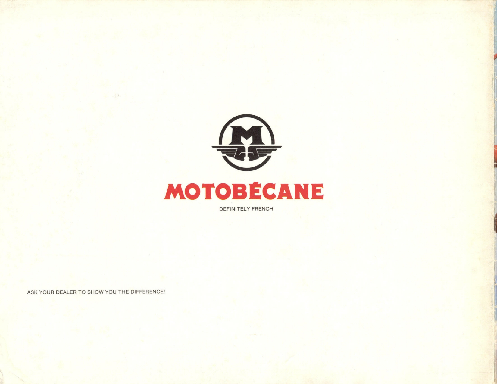 Motobecane catalog (1974)