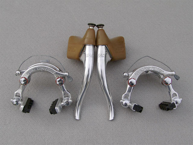 <------------- SALE PENDING -------------> MAFAC Competition brake set - 1st edition - circa 1971 to 1974 (REBUILT)