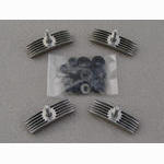 <------------------ SOLD ------------------> Scott / Mathauser brake shoes & pads - early finned type - threaded posts