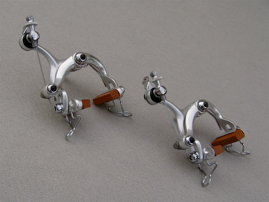 <------------------ SOLD ------------------> MAVIC 410 (MODOLO) brake calipers - circa 1986 to 1989 (NOS / MODIFIED)