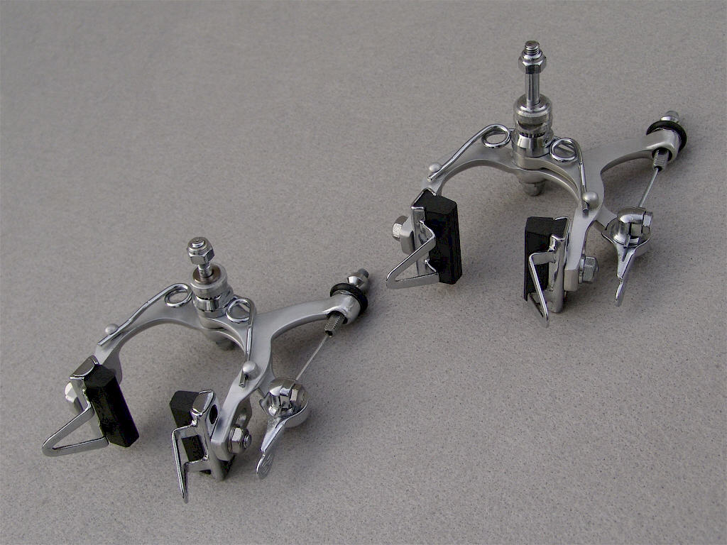 <------------------ SOLD ------------------> Campagnolo Record / Super Record brake calipers - 1973 to 1977 (REBUILT)