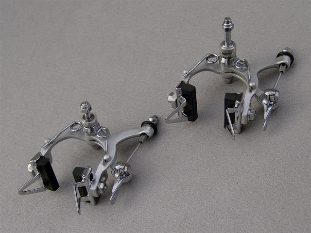 <------------------ SOLD ------------------> Campagnolo Record / Super Record brake calipers - 1973 to 1977 (REBUILT)