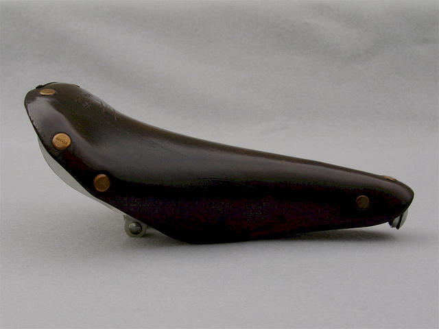 <------------------ SOLD ------------------> Ideale 90 IR saddle - alloy rails with clamp - circa 1977 to 1979 (USED)