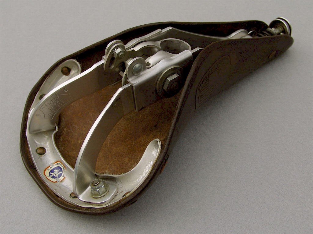 <------------------ SOLD ------------------> Ideale 90 IR saddle - alloy rails with clamp - circa 1977 to 1979 (USED)