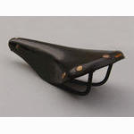 <------------------ SOLD ------------------> Ideale 90 saddle - early painted steel rails - Black - circa pre 1974 (NOS)