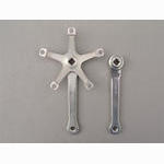 <------------------ SOLD ------------------> Campagnolo Record crank arms - 144 mm BCD -  9/16" x 20 TPI - 1974