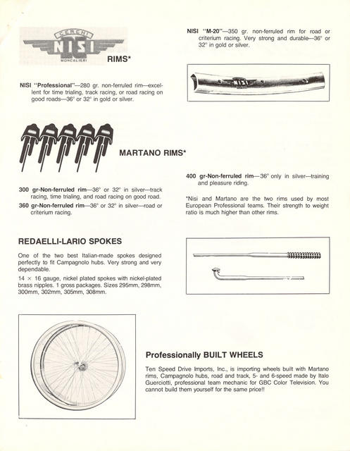 Ten Speed Drive catalog (1977) - Page 013