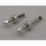 <------------------ SOLD ------------------> O.M.A.S. brake center bolts - titanium - aluminum alloy hardware (NOS)