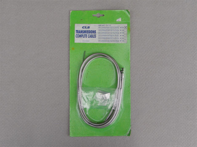 <------------------ SOLD ------------------> CLB brake cables - Duralinox housing - Grey (NOS / NIP)