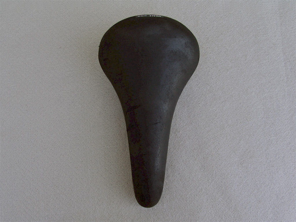 <------------------ SOLD ------------------> Ideale 2003 saddle - chrome  steel rails - Black - circa post 1978 (USED)
